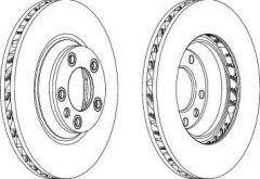 Ferodo Ddf1408Rc-1 Fren Diski Ön Sağ Touareg 2002 Sonrası / Q7 2006 Sonrası / Cayen