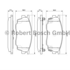 Bosch 986495087 Fren Balatası Ön Mazda 6 02-07