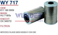 WUNDER WY717 YAĞ FİLTRESİ - MERCEDES C-KLASSE(W202-S202)93-01 C23