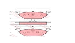 Trw Gdb1984 Fren Balatası Ön Fıssız Golf Iv 1997 Sonrası Bora 1998 Sonrası Polo V 0