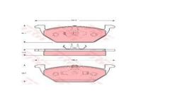 Trw Gdb1984 Fren Balatası Ön Fıssız Golf Iv 1997 Sonrası Bora 1998 Sonrası Polo V 0