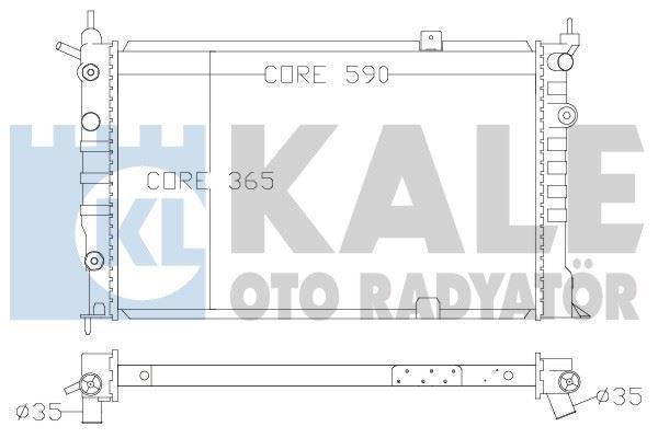 Kale 370900 Su Radyatörü Astra F 1991 Sonrası 1.4 1.6 1.8 1.8 16V 2.0 2.0