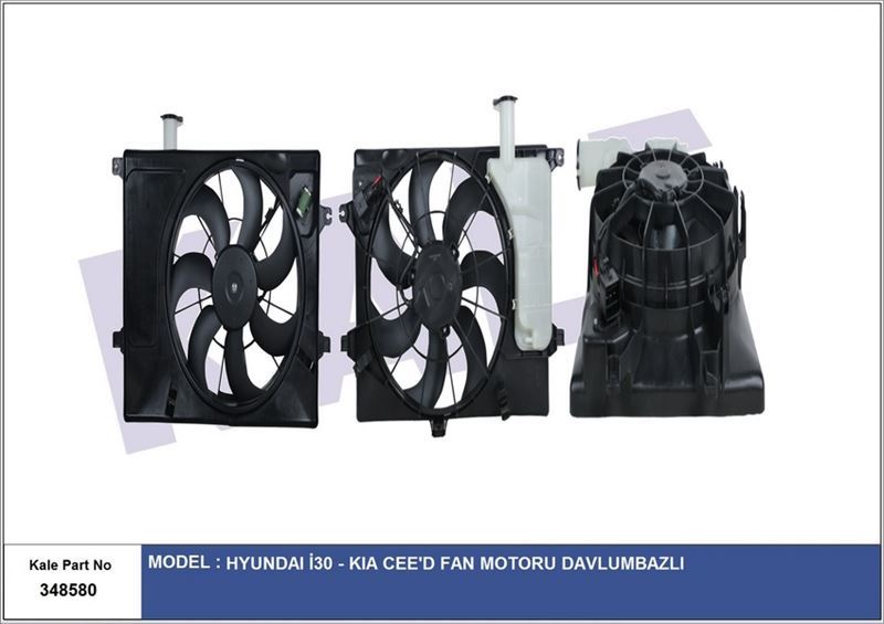 Kale 348580 Fan Motoru İ30-Kıa Cee D Davlumbazlı
