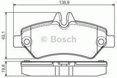Bosch 986495100 Fren Balatası Arka Fişsiz Crafter 2.5 Tdı 06-Sprın