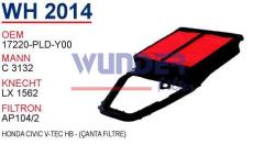 WUNDER WH2014 HAVA FİLTRESİ - HONDA CiViC V-TEC HB - (ÇANTA FiLTR