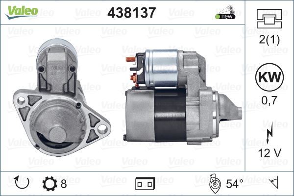 Valeo 438137 Marş Motoru Prımera P12 Prımera P11 Almera 1.5 1.6 1