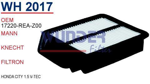 WUNDER WH2017 HAVA FİLTRESİ - HONDA CiTY