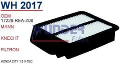WUNDER WH2017 HAVA FİLTRESİ - HONDA CiTY