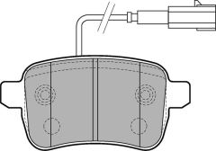 Delphi Lp2222 Fren Balatası Arka Fişli Gıulıetta 10-