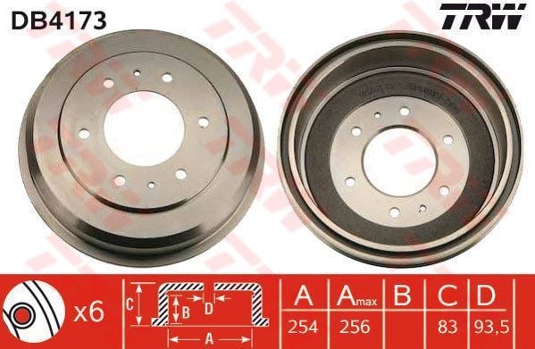 Trw Db4173 Fren Kampanası L200 90-97 L300 Pajero 88-95 254-6