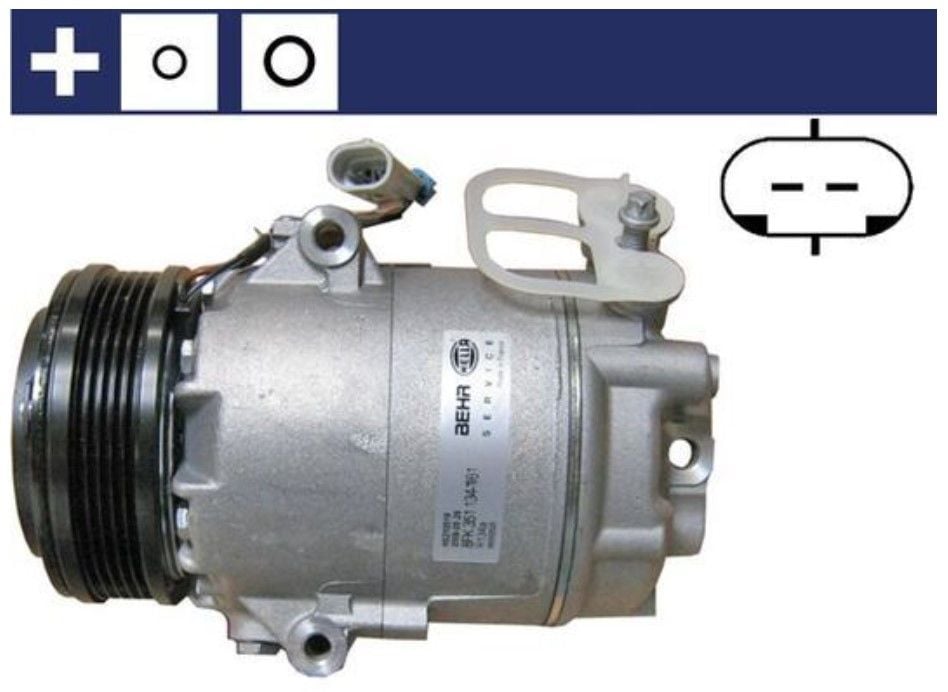 MAHLE ACP45000S KLIMA KOMPRESORU 98> ASTRA.G-CORSA.C 1.4-1.6 16V *Z14XE-Z16XE*