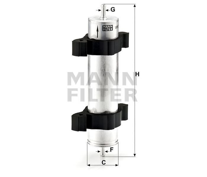 Mann Wk5212 Mazot Filtresi Bmw 3 E46 01-07 318D 320D