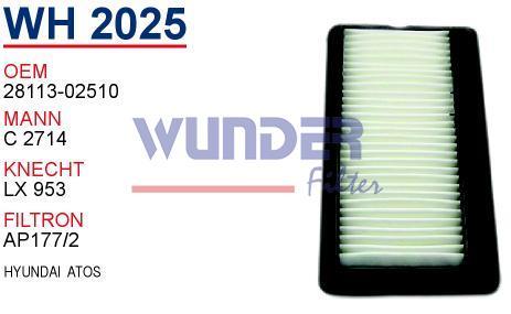 WUNDER WH2025 HAVA FİLTRESİ - HYUNDAi ATOS