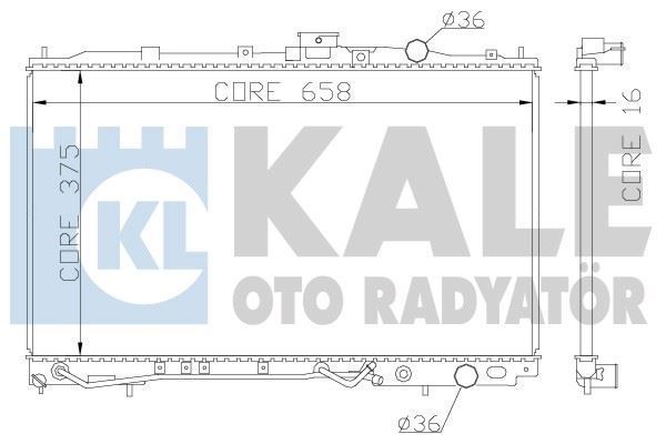 Kale 342040 Su Radyatörü Colt 1991 Sonrası 1.6 16V 1.8 16V Mt Lancer 1991 Sonrası 1