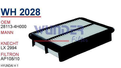 WUNDER WH2028 HAVA FİLTRESİ - HYUNDAi H 1