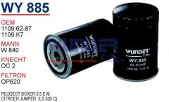 WUNDER WY885 YAĞ FİLTRESİ - PEUGEOT BOXER 2.5 E.M