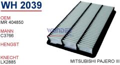 WUNDER WH2039 HAVA FİLTRESİ - MiTSUBiSHi MONTERO 3,2 DI,D-PAJERO