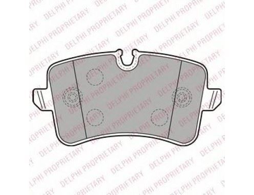Delphi Lp2249 Fren Balatası Arka A4 2007 Sonrası A5 2007 Sonrası  A6  2011 Sonrası A7  2010 Sonrası A8