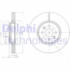 Delphi Bg3929 Fren Diski Ön Scenıc Iı 2003 Sonrası Grand Scenıc Iı 2004 Sonrası Hav