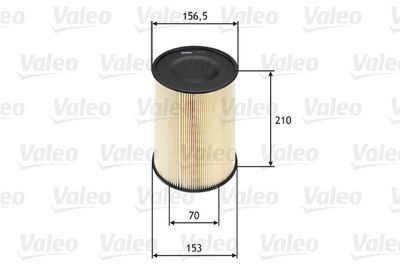 Valeo 585653 Hava Filtresi Ford Focus Iı 1.6 16V / 1.8 T