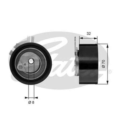 Gates T43117 Triger Eksantrik Gergi Rulmanı Master Iı 2.5 Dcı G9U