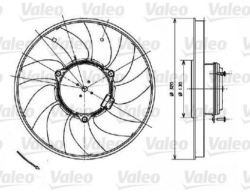 VALEO 696083 FAN MOTORU CRAFTER 06- / SPRINTER 06- SET