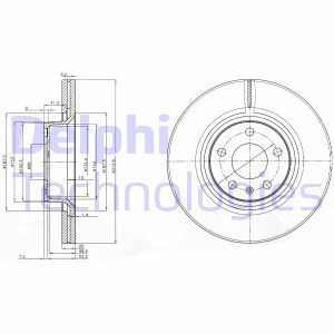 Delphi Bg3942 Fren Diski Ön A6 04-11 2.0 2.4 2.7 Tdı Tfsı Havalı