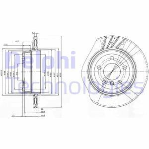 Delphi Bg3943 El Fren Disk Arka Bmw X3 E83 04-11 Havalı 320Mm
