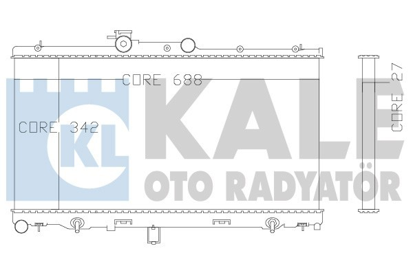 Kale 342110 Radyatör Subaru Legacy Iv Outback Al-Pl-Brz