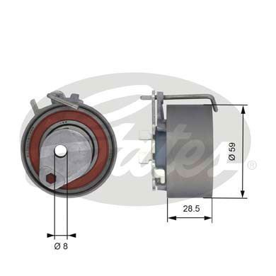 Gates T43126 Triger Eksantrik Gergi Rulmanı Clıo Iı Iıı Twıngo 1.