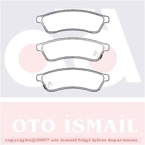 Bosch 986495168 Fren Balatası Arka Epıca 2006 Sonrası Evanda 02-