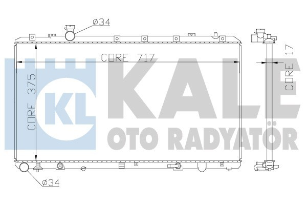 Kale 342120 Radyatör Suzukı Sx4  Al-Pl-Brz
