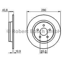 Bosch 986479170 Arka Fren Aynası Focus Iı 11.04=-09=-Cmax 03=-09=