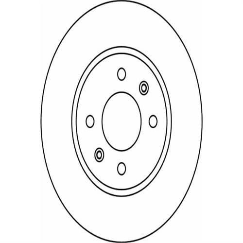 Ferodo Ddf1636 Fren Diski Ön Getz 2002 Sonrası Dızel Havalı 256Mm