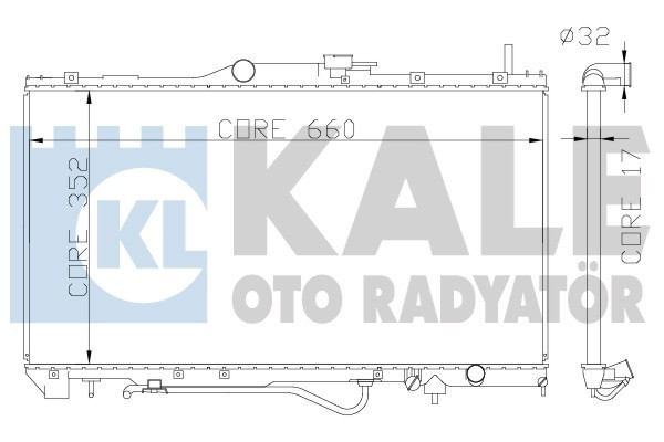 Kale 342165 Radyatör Carına E Al-Pl-Brz