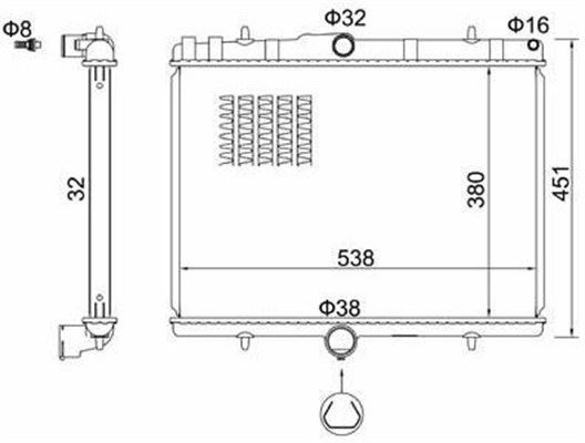 Magneti Marelli 359000320050 Radytr - Jumpy 1.6 Brz