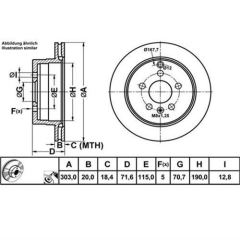 Ferodo Ddf1660C Arka Fren Aynası Antara 2.4-3.2 V6-2.0 Cdtı 07-