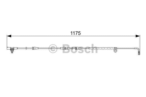 Bosch 1987473032 Fren Balata Fişi Ön Ikaz Kablosu Landrover Dısco