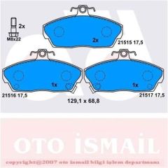 Bosch 986495228 Fren Balatası Ön Freelander 98-06