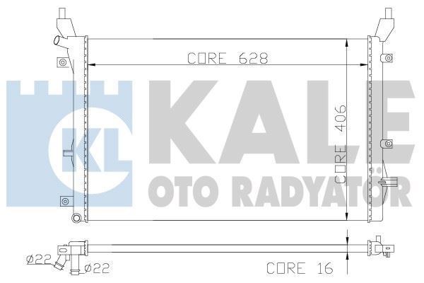 Kale 342220 Su Radyatörü Golf V 2003 Sonrası Golf Vı 2008 Sonrası Eos 2006 Sonrası 1.4 Tsı J