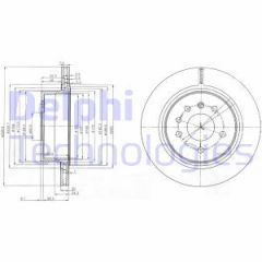 Delphi Bg4043 Fren Diski Arka