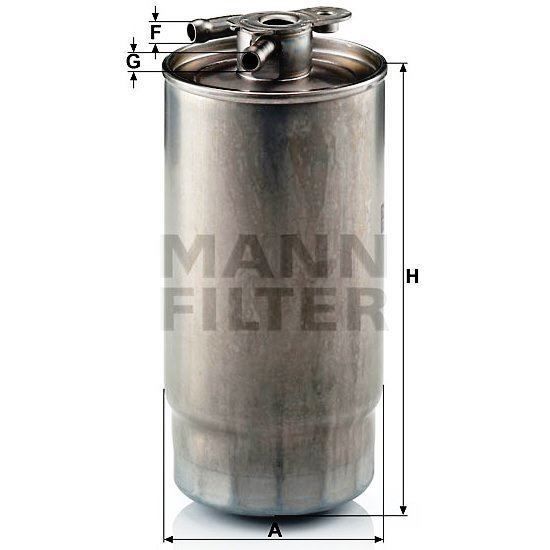Mann Wk8411 Mazot Filtresi Bmw 3 99-05 Bmw 5 00-03 Bmw X4 / Range