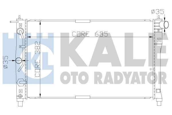 Kale 342250 Su Radyatörü Lanos 1997 Sonrası 1.3 1.5 1.6