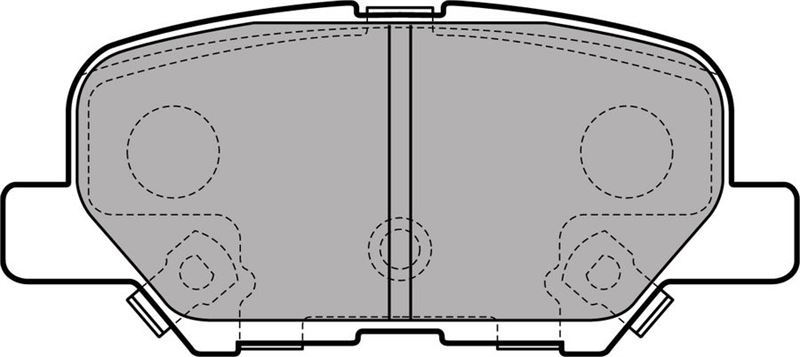 Delphi Lp2501 Fren Balatası Arka 4008  2012 Sonrası / C4 Aırcross  2012 Sonrası / Maz