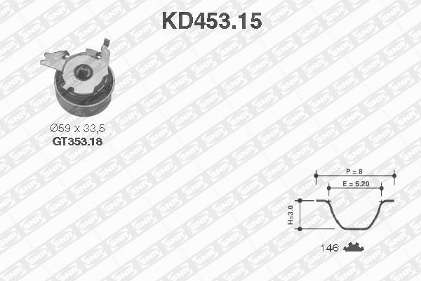 Snr Kd45315 Snr Triger Eksantrik Gergi Seti 146×200 Vectra A B Om