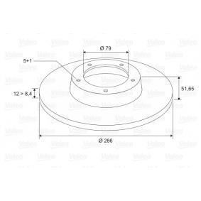 Valeo 186274 Fren Diski Ön Bmw 3 E36  Düz 286Mm