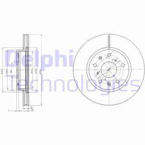 Delphi Bg4093C Fren Diski Çiftli Paket Boyalı Sedıcı Suzukısx4