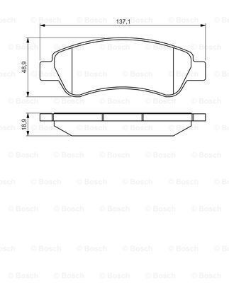 Bosch 986495254 Disk Balata