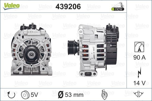 Valeo 439206 Alternatör Sg9B037 Mercedes