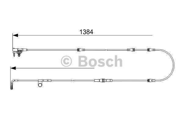 Bosch 1987473582 Fren Balata Fişi Ön Ikaz Kablosu Landrover Range